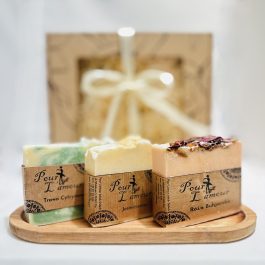 Zestaw „Zmysłowy Dotyk” – Trio naturalnych mydeł