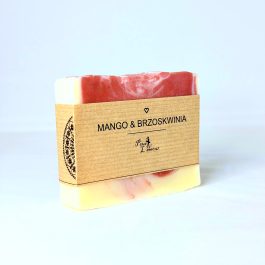 Mydło naturalne Mango i Brzoskwinia